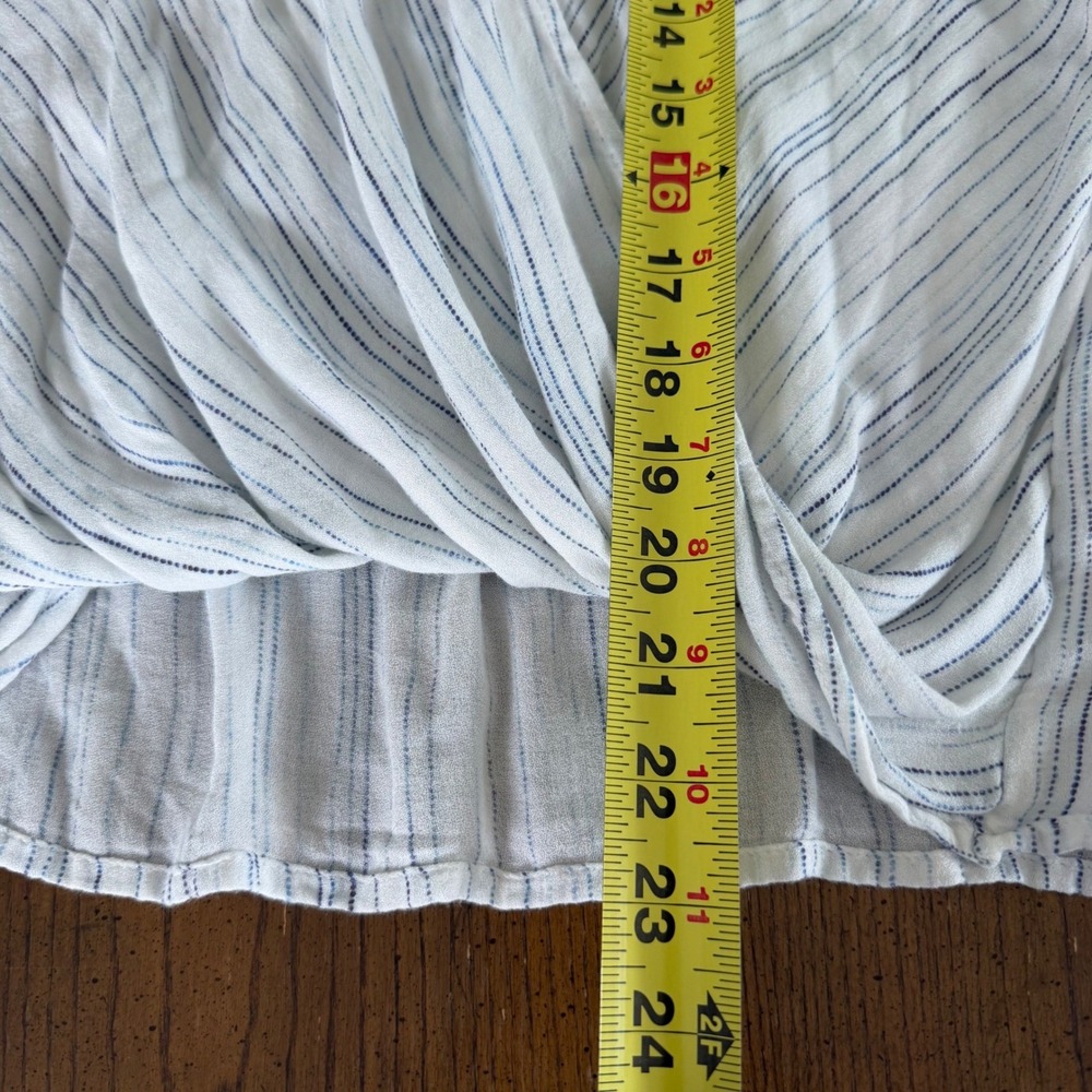 The Jetset Diaries TJD Blouse Long Sleeve Rayon Blouson Airy Lightweight Small - Picture 12 of 15